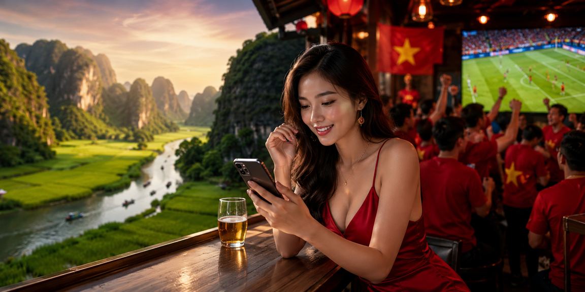 Người dùng tại Ninh Bình kiểm tra giao dịch VND trên điện thoại